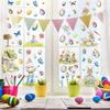 Spring Window Clings Easters Window Sticker Anticollision Window Clings Decal Large Easters Eggs Window Glass Decors
