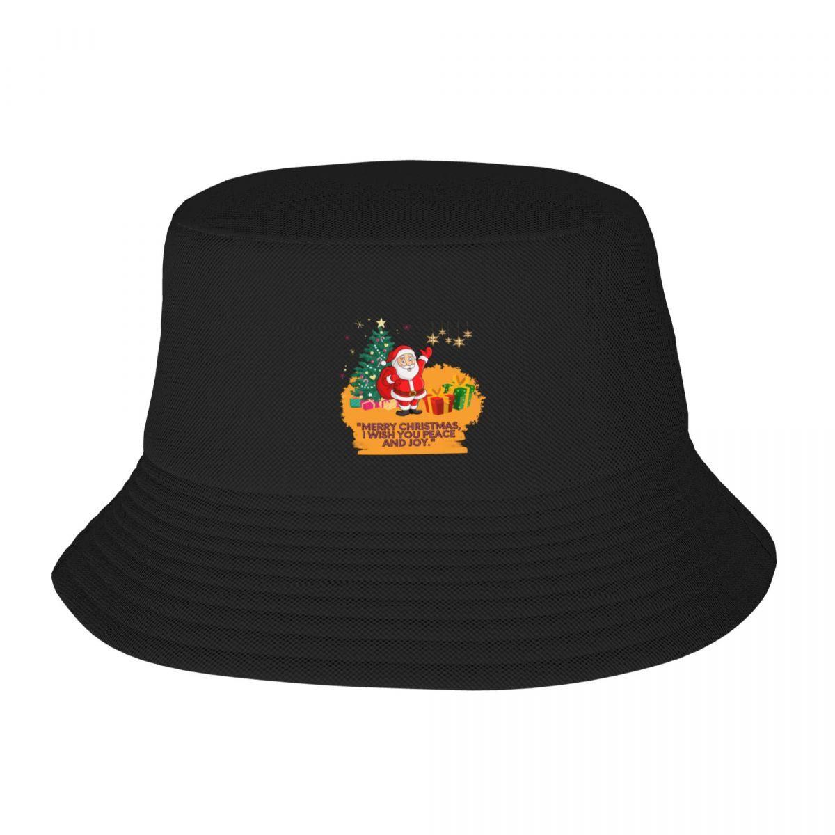 NEW Christmas Bucket Hat Uv Protection Solar Hat Dad Hat Sun Cap Dropshipping Womens Hat Unisexs