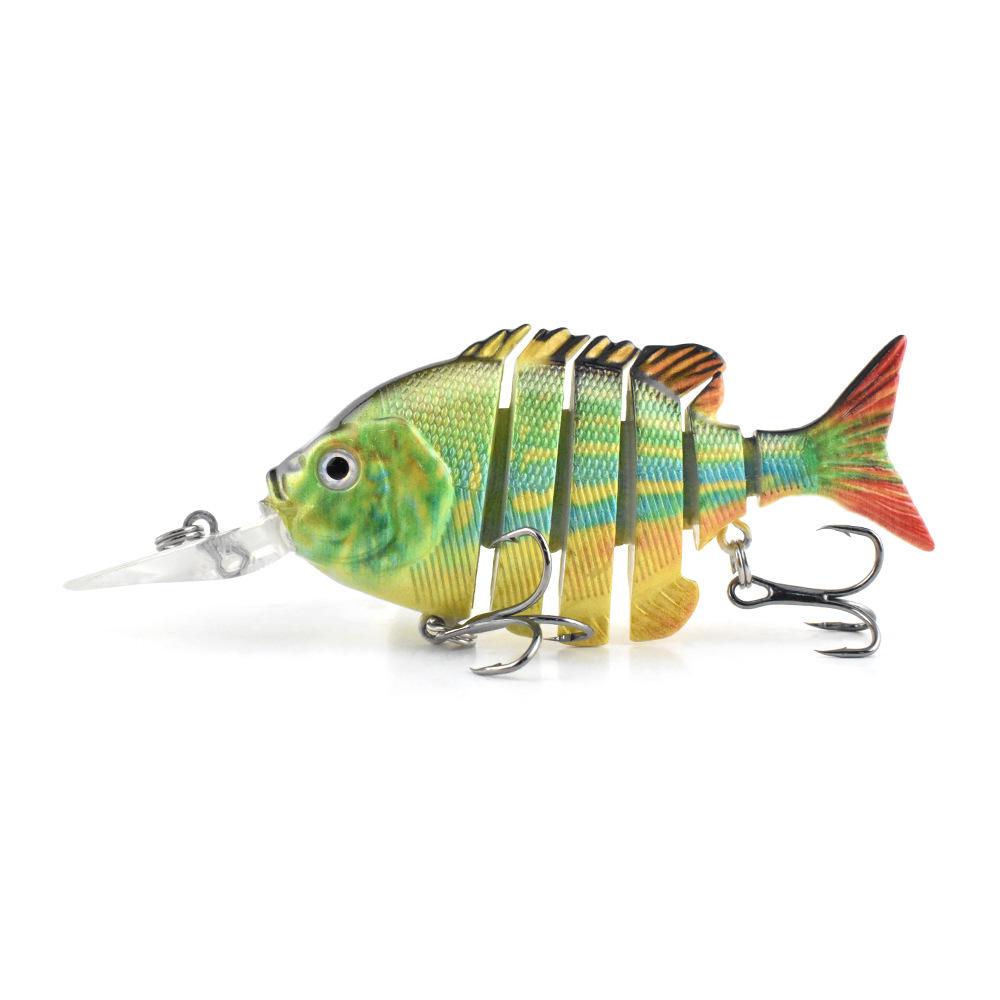 80Mm 16.8G Mini Long Tongue Board Sunfish Luya Bait Talk About Water Sea Fishing Bait Hard Bait Luya Bait Multi-Section