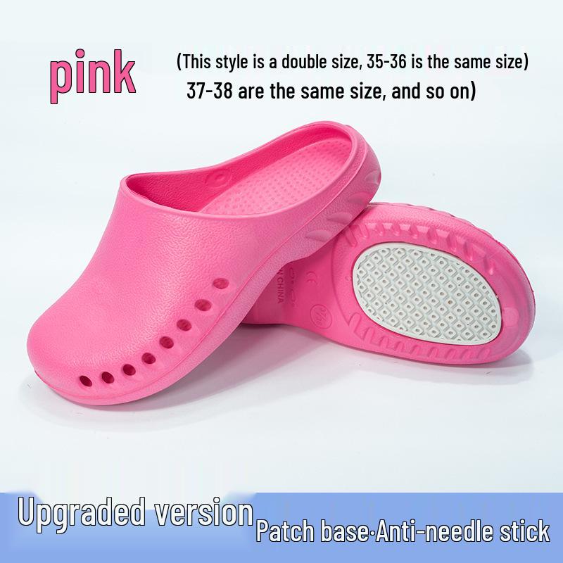 Pantoufles de travail chirurgicales antidérapantes en EVA à bout fermé pour hommes et femmes