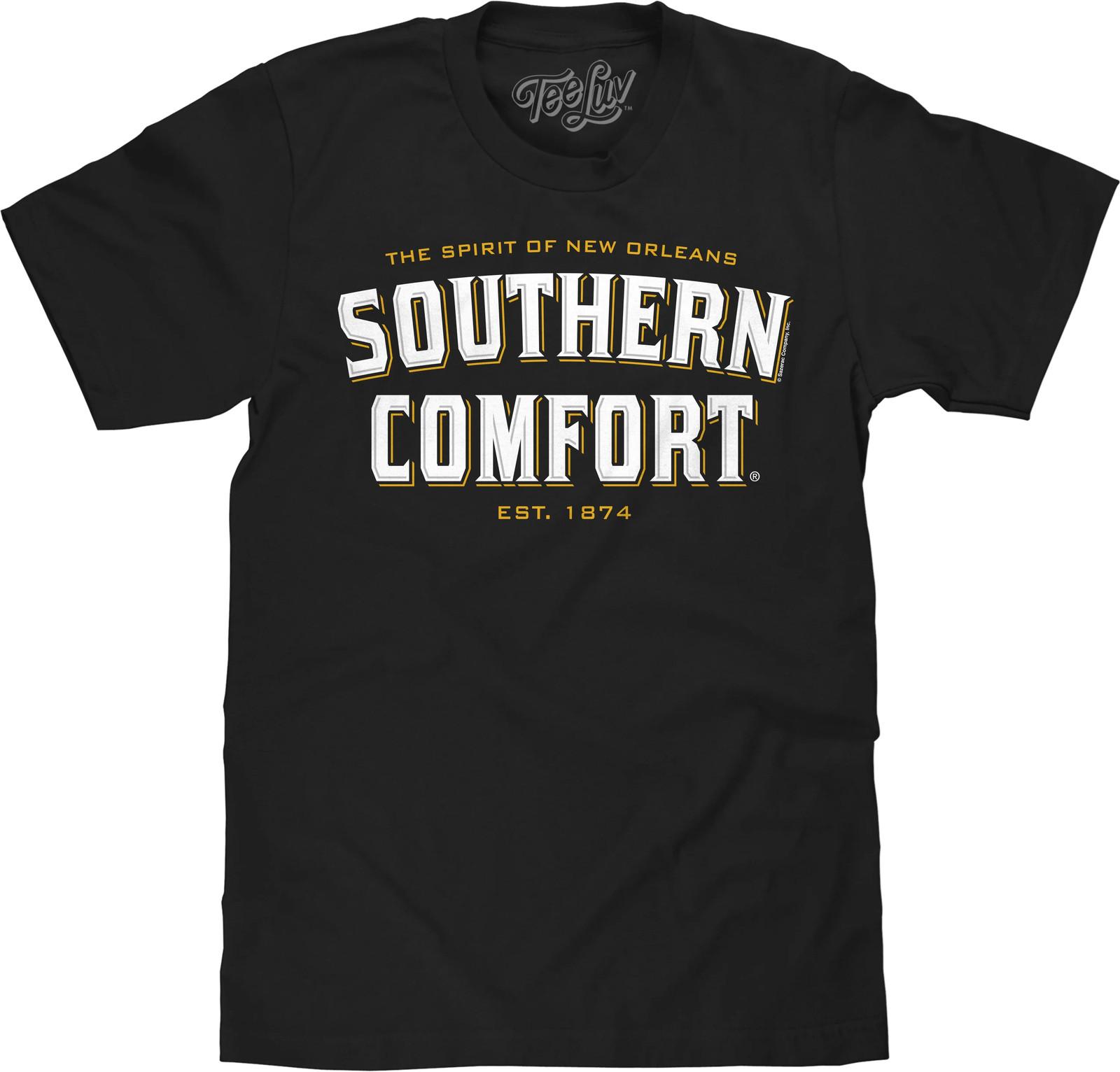 Southern Comfort SOCO Whiskey Logo Mens T Shirt Black S