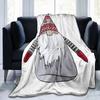Christmas Gnome Blankets Fleece Sofa Throw Blanket Warm Throw Blankets for Couch Bedding Office Throws Bedspread Quilt