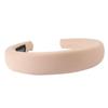 Retro Sponge Headband Milk Tea Color High Skull Headband Face Washing Headband All-match Outing High-end Pressure Hair Accessories