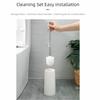 Stainless Steel Toilet Brush Set Deep Cleaning Toilet Cleaning Brush  Hotel
