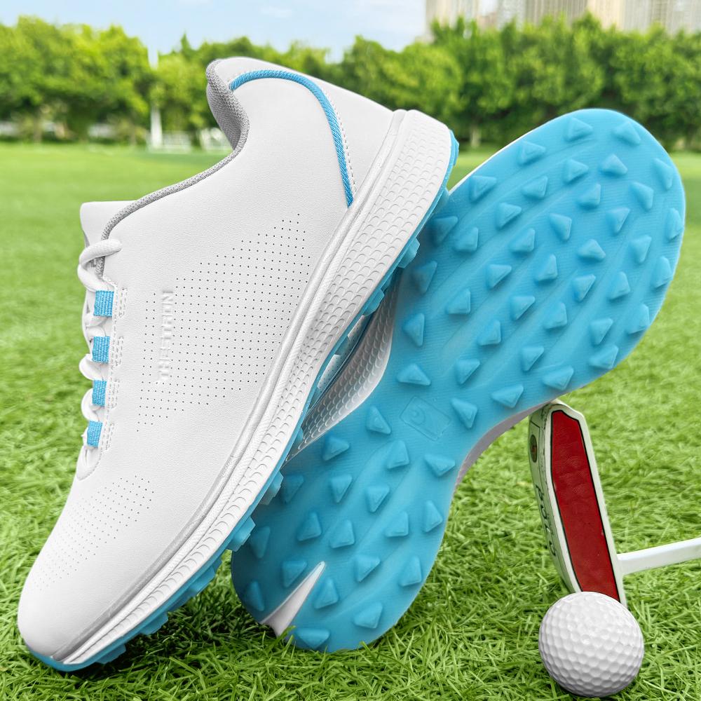 

Golf sports shoes are non slip, breathable, women s casual, comfortable, multifunctional, wear-resistant and waterproof 43 синій