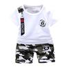 Summer Baby Boy Casual Short Sleeve T-shirt Camouflage Shorts Pants 2 Pcs Outfits Clothes Set