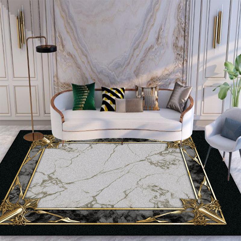 Modern Living Room Decoration Carpets Luxury Sofa Area Coffee Table Non-slip Floor Mat Home Bedroom Cloakroom Entrance Soft Rugs