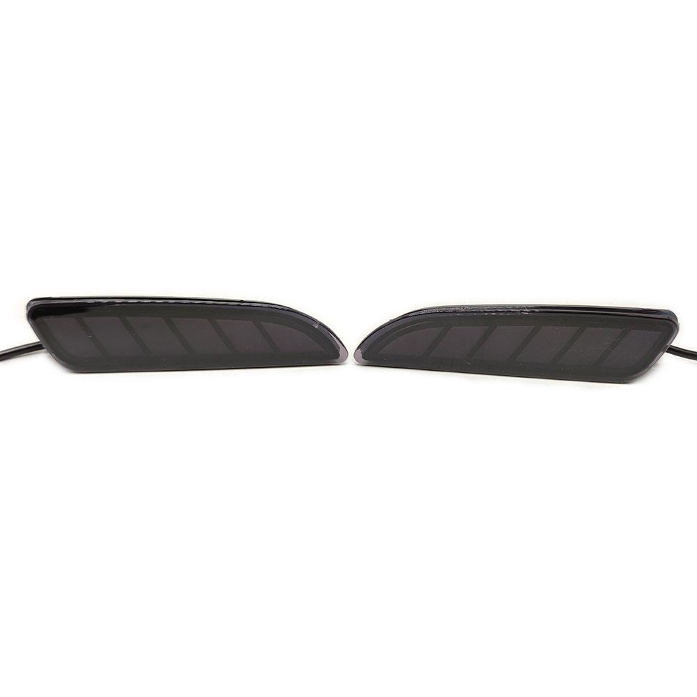 2PCS Car LED Reflector Light For Toyota Corolla Cross 2020 2021 2022 Rear Fog Lamp Bumper Brake Light Dynamic Turn Signal