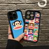 Fashion Logo P-Paul F-Frank Phone Case For IPhone 17 16 15 14 Plus 13 12 11 Pro Max Silicone Cover