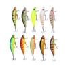 10pcs 65mm 6.5g Fishing Lures Hard Bait Artificial 3D Fishing Eyes Minnow Lures for Bass Trout Saltwater Freshwater