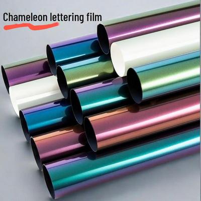 Cameleon PU Mat HTV Film de transfer adeziv pentru spate