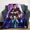 1pc Addams Family Wednesday4 Blanket, Gift, for Men and Women, Soft Blanket, Good for Sofa Bed Couch Travel, Lightweight Flannel Blanket