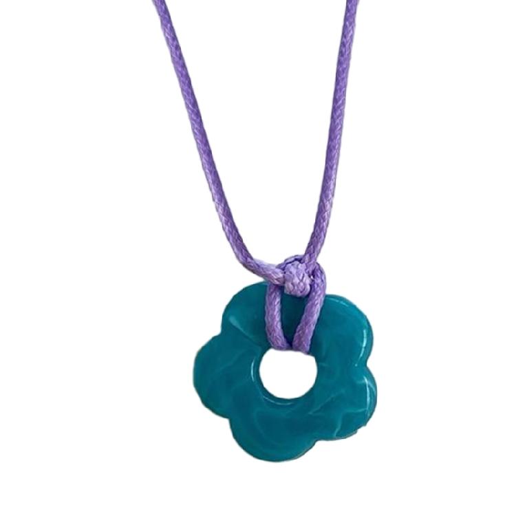 Ausgehöhlter Blumen-Choker Schöner Dopamin-Halschmuck für lässige und formelle Anlässe