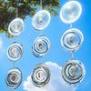 Reflective Metal Bird Repellent Spinner Reflective Wind Spinner  Outdoor Decoration