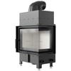 Steel Fireplace KRATKI FLOKI S Right 8 kW Ø 160 Self Closing Door