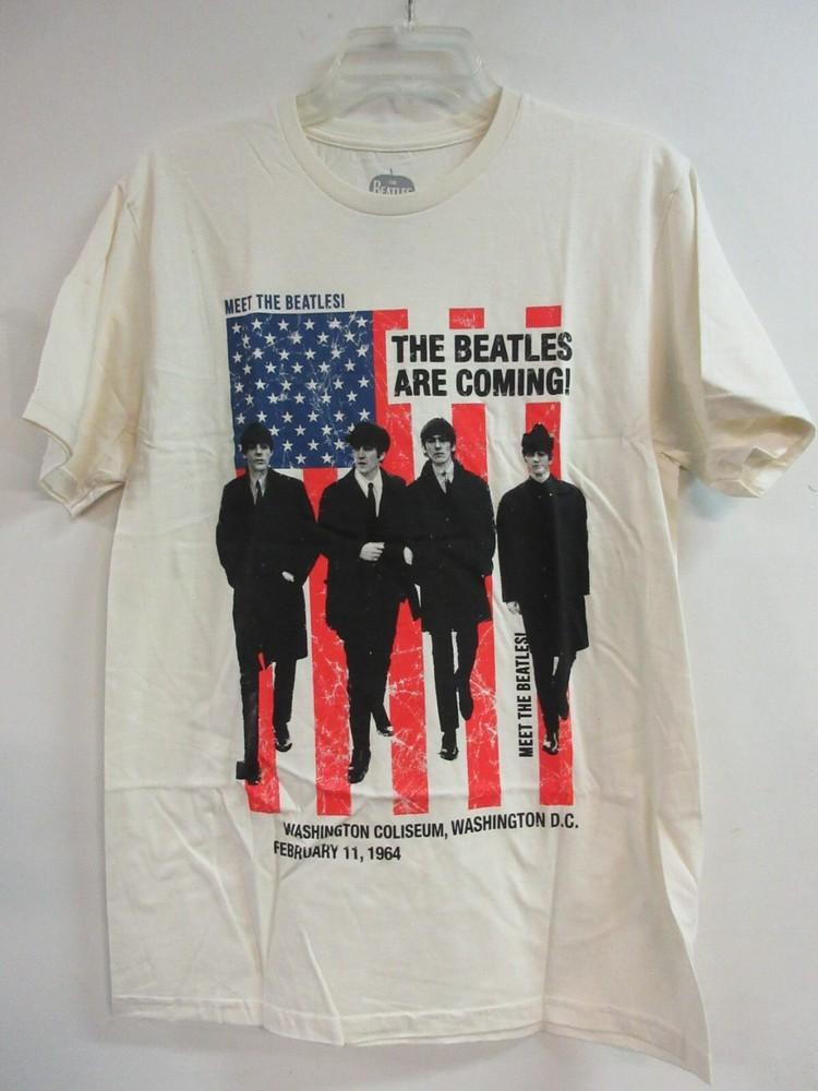 

THE BEATLES OFFICIAL MERCH ARE COMING 2022 BAND CONCERT MUSIC MEDIUM Unisex T-Shirt S