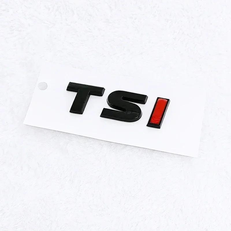 Adesivo Emblema de Carro Letras TSI ABS 3D Decalque de Emblema Traseiro