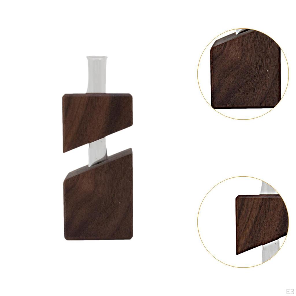 Flower Vase Propagation Station Ornament Decorative Glass Test Tube Terrarium Planter for