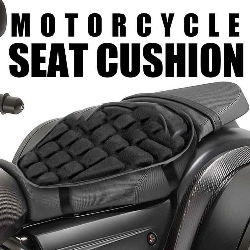 Motorcycle Sponge Seat Cover Scooter Seat Cushion Ride Pillow Pad Breathable Anti-Skid Non Inflatable For Moto Outdoor Riding