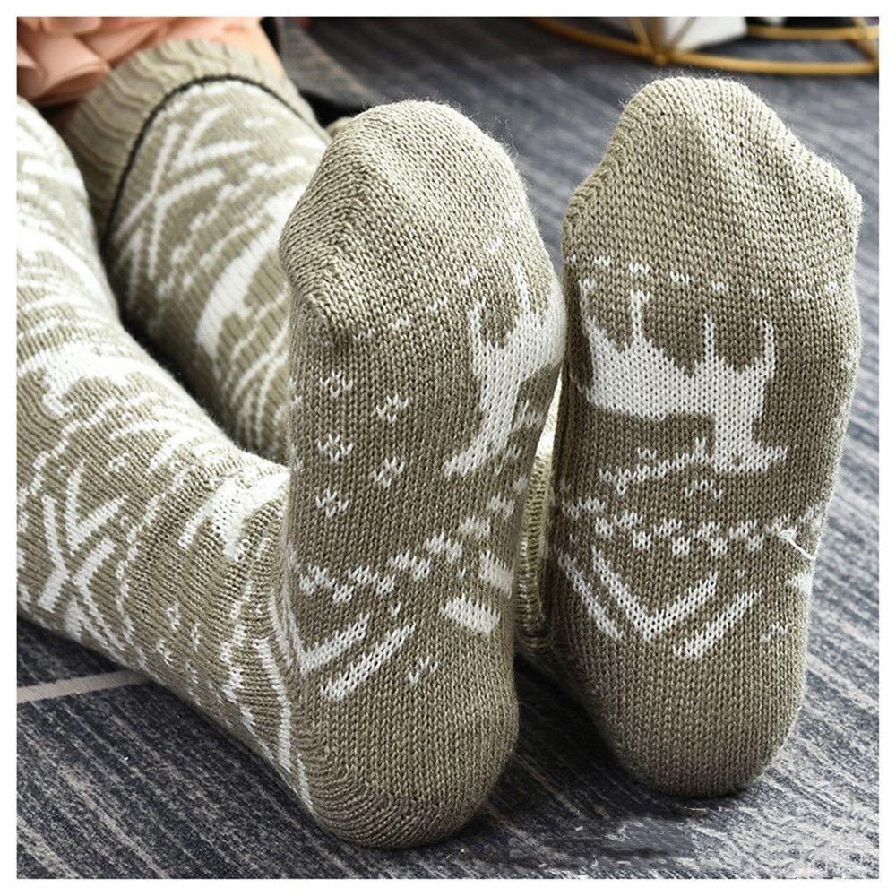 Thigh Winter Ladies Girls Women's Socks Warm Knit Socks Over The Knee Socks Christmas Stockings