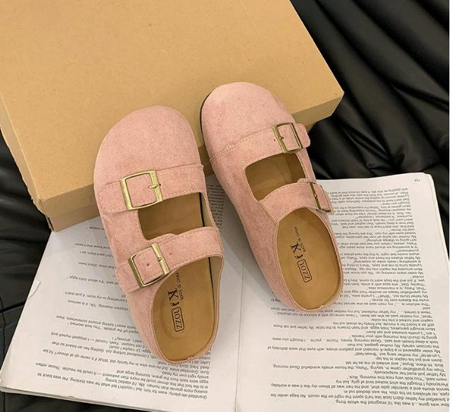 Boken Flip-flops Summer and Spring Thick-soled Shoes Muller and Mary Jane Shoes Half Slippers