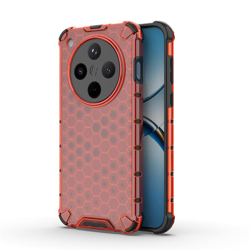 For OPPO Find X8 Case OPPO Find X8 Cover Honeycomb Style Durable Bumper Shield Protective Back Phone Cases On Find X8 Pro Funda