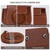 Instant Camera Storage Case Camera Bag PU Leather Magnetic Buckle with Shoulder Strap Compatible with Fujifilm Instax