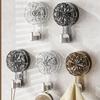 3pcs Removable Swivel Strong Suction Cup Hook Water And Moisture Resistant Suitable For Kitchen Bathroom