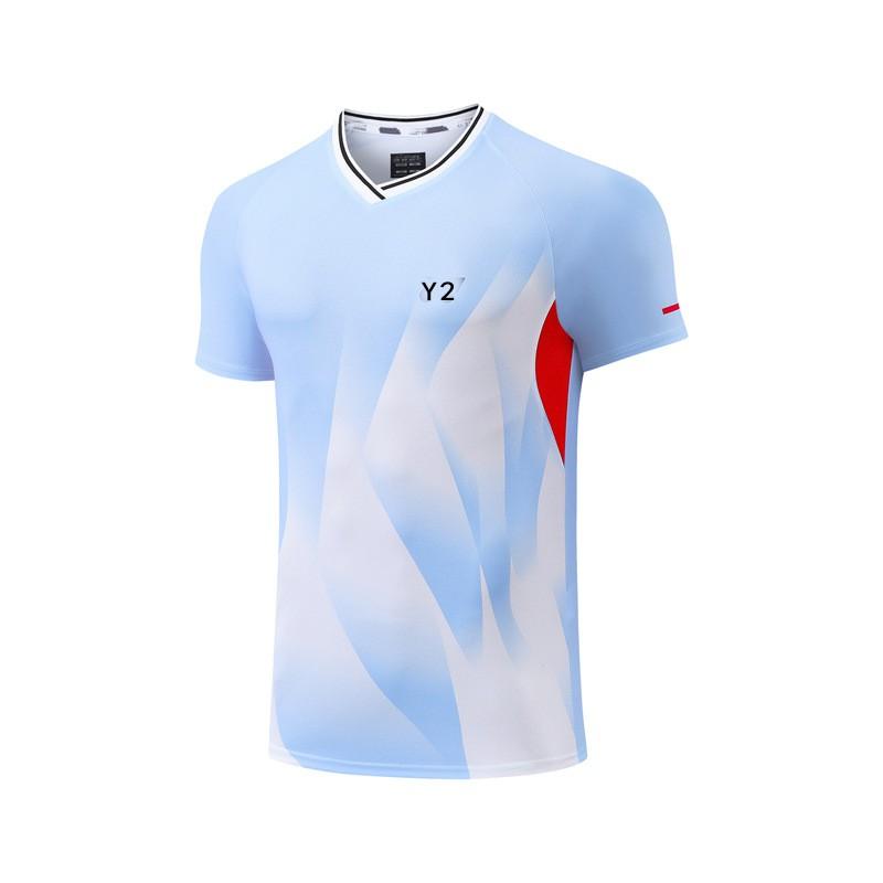Unisex Badminton Shirt Short Sleeve Breathable Sport T-Shirt Kids Adults Training Competition