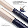 Jessup Brush 6PCS Prussian Blue/ Golden Makeup Brushes Set Beauty Tools Foundation Brush Set Powder Concealer Blush