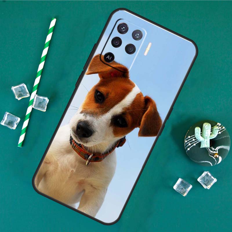 Jack Russell Terrier Dog Case For Oppo A60 A40 A80 A16 A76 A96 A18 A38 A58 A78 A98 A91 A15 A17 A74 A94 A54 A57S Cover