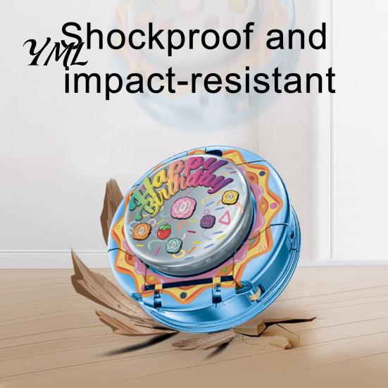 Portable Anxiety Relief Toy Transforming Robot Fidget Spinner Toy, Burger Cake Pizza Spinning for Finger Gyroscope Decompression Tool Stress