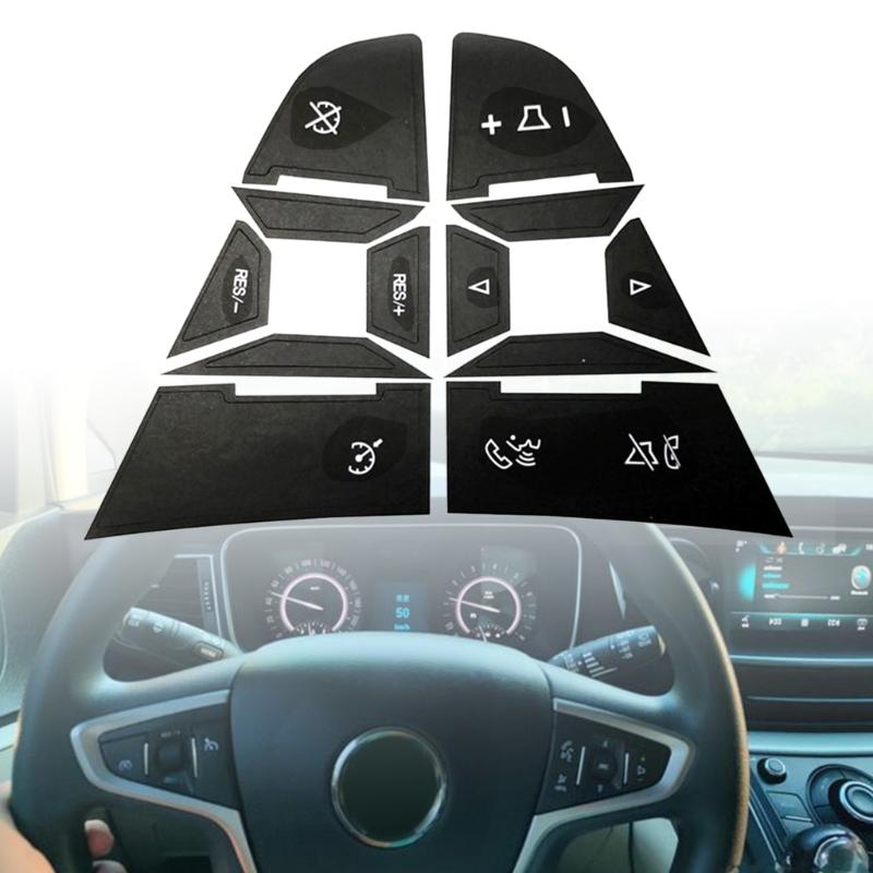 Repair Decals for GL8 Steering Wheel Button Trim Cover Stickers Automotive Interior Accessories Easy Installation