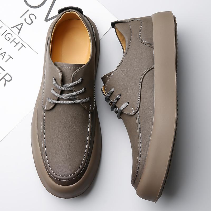 Fashion Genuine Leather Men Formal Shoes Italian Lace Up Casual Shoes Luxury Brand Dress Men's Shoes Moccasins Oxford Shoes Male Hombre
