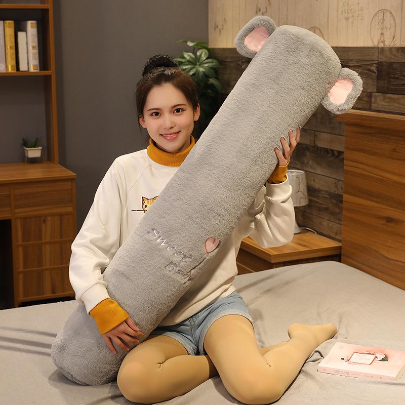 Body Pillow: Long, Cylindrical, Removable, Washable, Great for Leg Clamping and Pregnancy. Perfect for Kids' Beds.