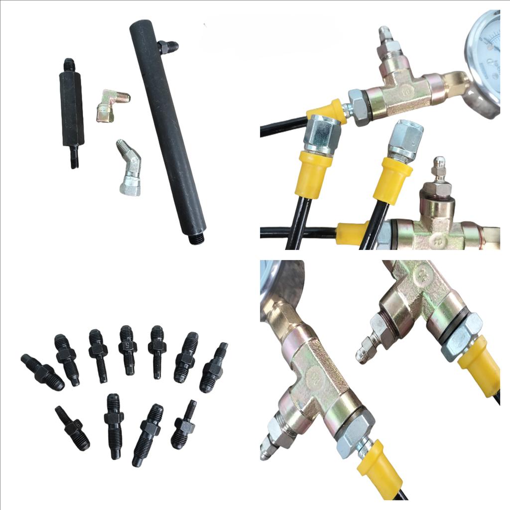 Car Braking System Detection Table Test Tool Kit Auto ABS Hydraulic Oil Pressure Gauge Brake Oil Testing Tools Set