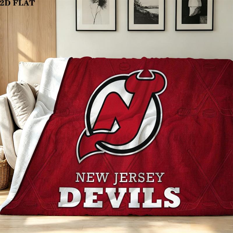 New Jersey Devil Print Flannel Blanket High Quality Warm Comfortable Cover for All Seasons Perfect for Gifts Home Decor