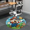 1pc Mario Castle Office Round Area Rug,  Under Office Chairs Bedroom Living Room Home Decor a0926204