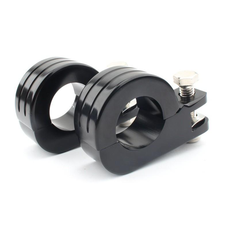 Harley Davidson XL883 Footpeg Mounting Bracket 32mm 38mm Chrome Black Retro Cruiser Motorcycle