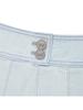 Kirsh Gradient Pleated Denim Skirt [Blue]