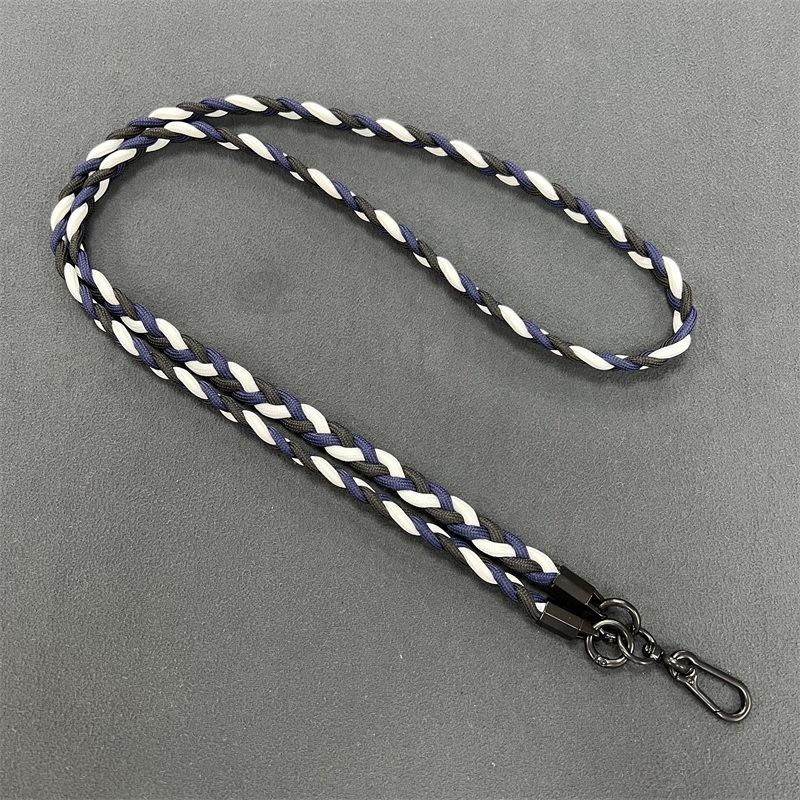 1Mm Polyester Woven Mobile Phone Lanyard Color Strap Rope Badge Camera Key Crossbody Diagonal Cross Hanging