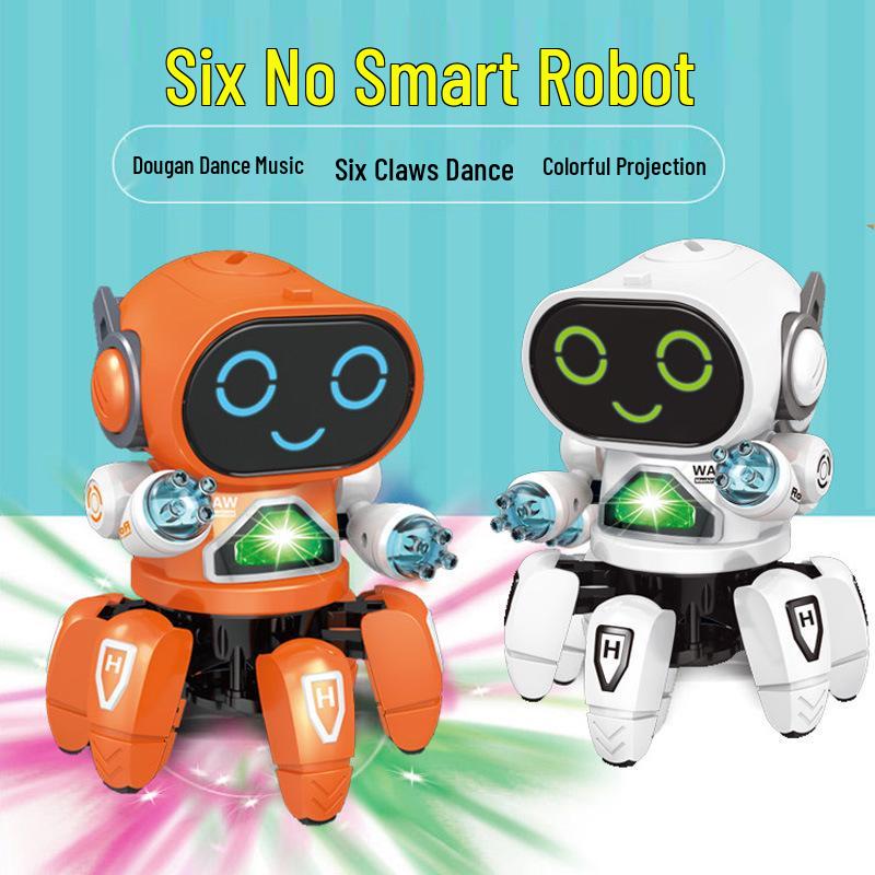 Electric Cartoon Dancing Octopus Toy with Music & Lights for Kids