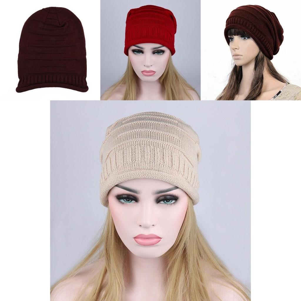 Fashionable Soft Knit Womens Slouchy Oversized Winter Beanie Hat For All Seasons