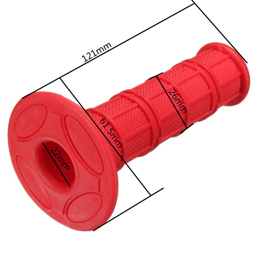 New Pair 7/8" 22mm 50-250CC Motorcycle Dirt Bike ATV Hand Grips With Throttle Cable