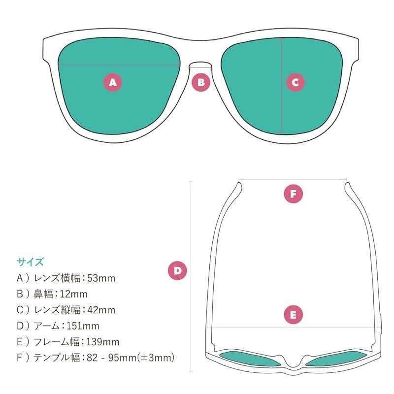 Used [Fast Shipping] [goodr] Goodr Sunglasses OG Series Lightweight Polarized Lenses UV Protection Non-slip Polarized Colored Lenses Mirror Lenses