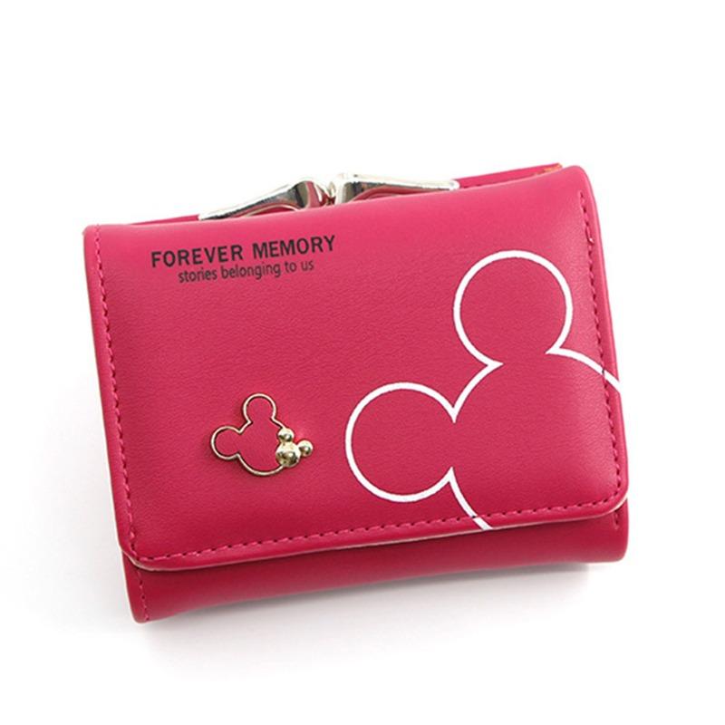 Niche design leather change bag, short 30% off card bag, money bag, printed wallet