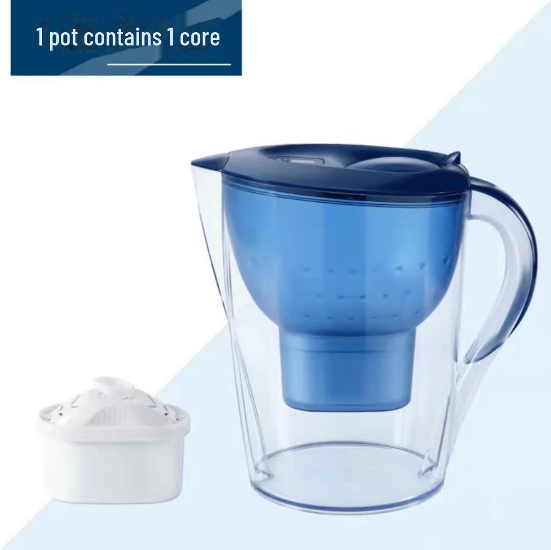 

Фильтр для воды бытовой чайник (2,5 л/3,5 л/3,6 л/4,2 л) для удаления накипи, дехлорирования, стерилизации и снижения содержания хлора 3.5L, five cores per pot синий