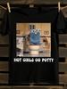 Funny Tutter Hot Go Potty Time T-Shirt Mens Tshirt Womens Tshirts with Letters Print Short Sleeves T-Shirt Casual Street Tee Shirt Top