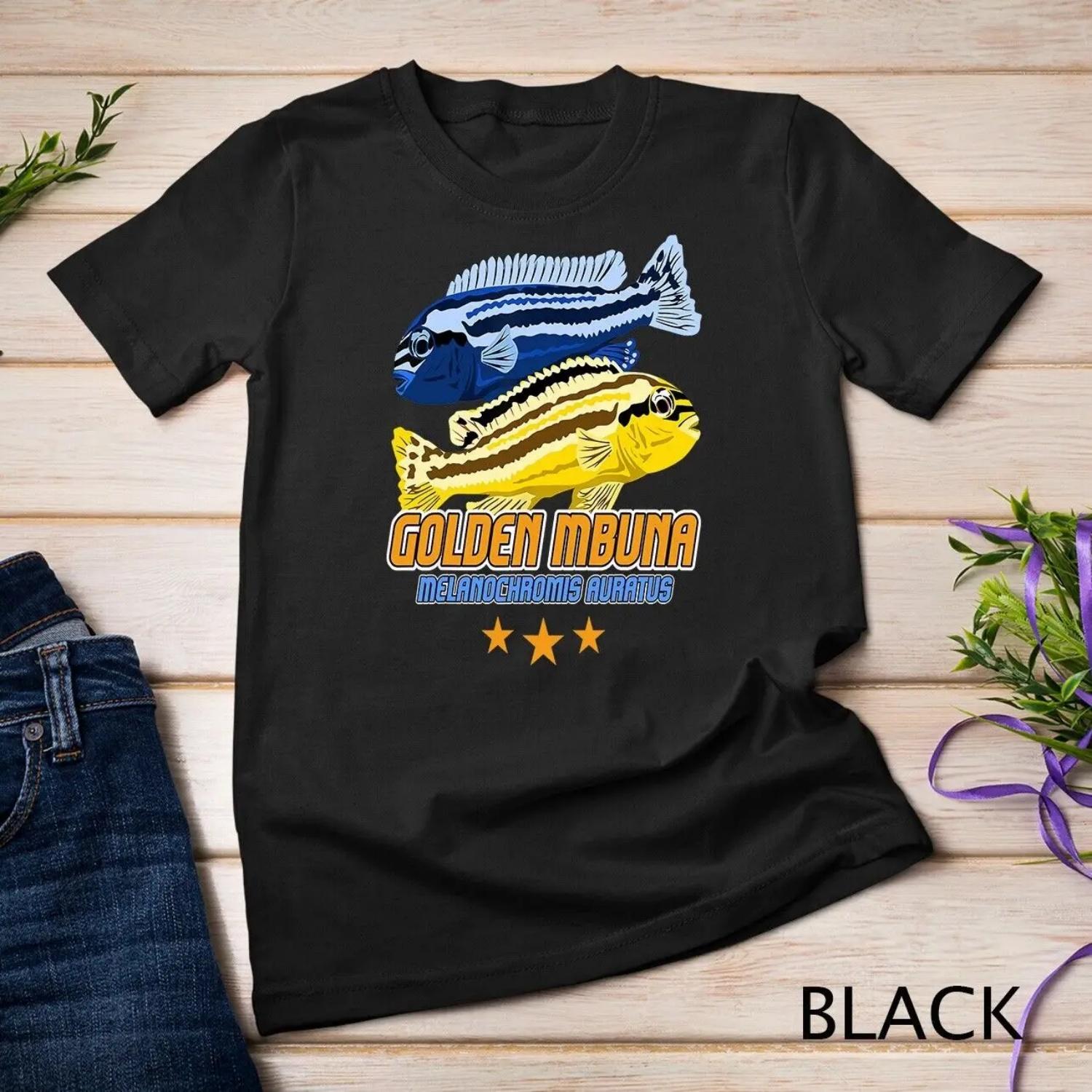 Golden Mbuna Lake Malawi Cichlid Aquarium Fish Keeper T shirt S