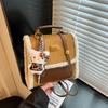 Schoolbag Vintage College Style Backpack Women's Bag 1011 New Trendy Korean Plush Bag Versatile Multifunctional Handbag